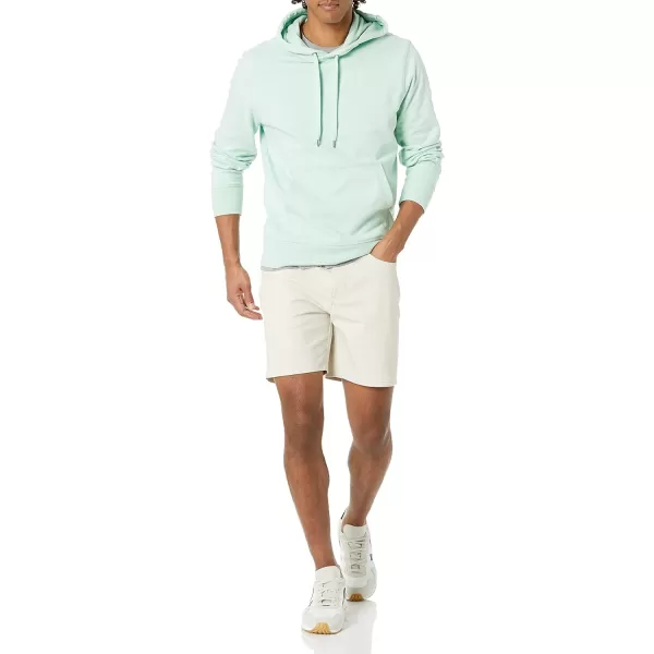 Amazon Essentials Mens Lightweight French Terry Hooded SweatshirtMint Green