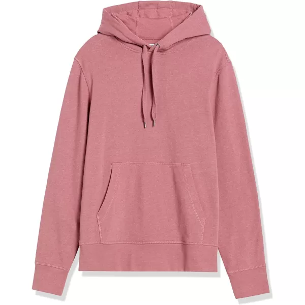 Amazon Essentials Mens Lightweight French Terry Hooded SweatshirtPink