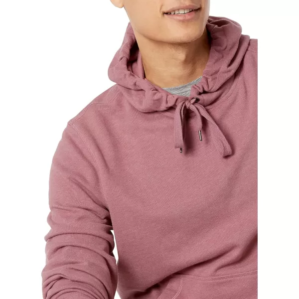 Amazon Essentials Mens Lightweight French Terry Hooded SweatshirtPink