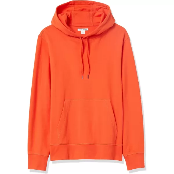 Amazon Essentials Mens Lightweight French Terry Hooded SweatshirtRed