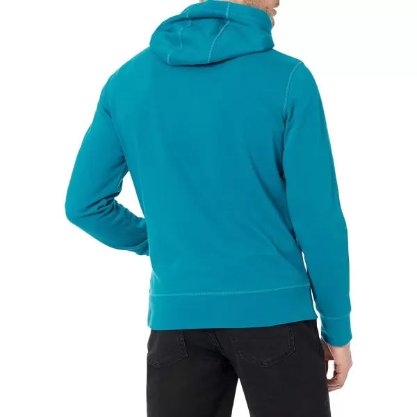 Amazon Essentials Mens Lightweight French Terry Hooded SweatshirtTeal Blue