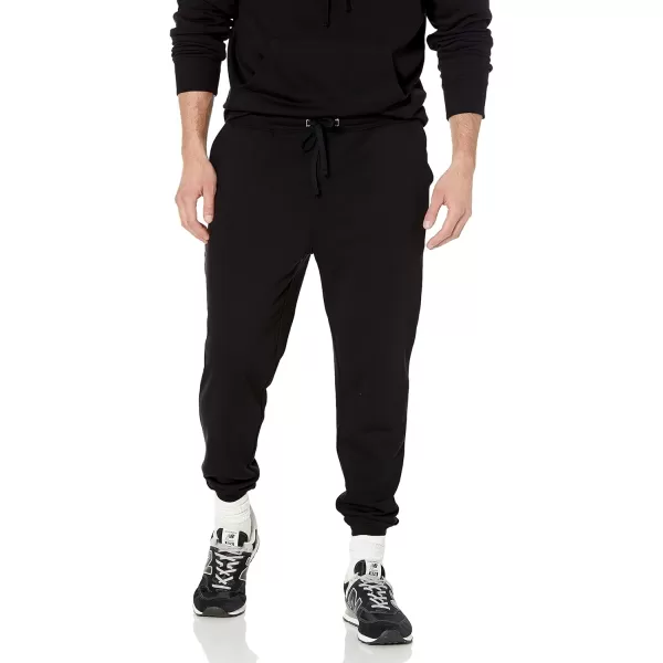 Amazon Essentials Mens Lightweight French Terry Jogger Pant Available in Big amp TallBlack