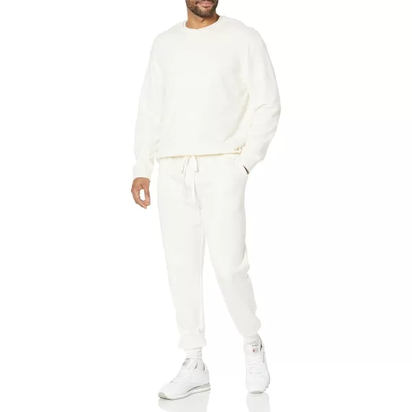 Amazon Essentials Mens Lightweight French Terry Jogger Pant Available in Big amp TallEggshell White