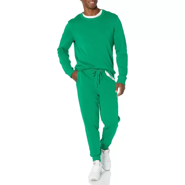 Amazon Essentials Mens Lightweight French Terry Jogger Pant Available in Big amp TallGreen