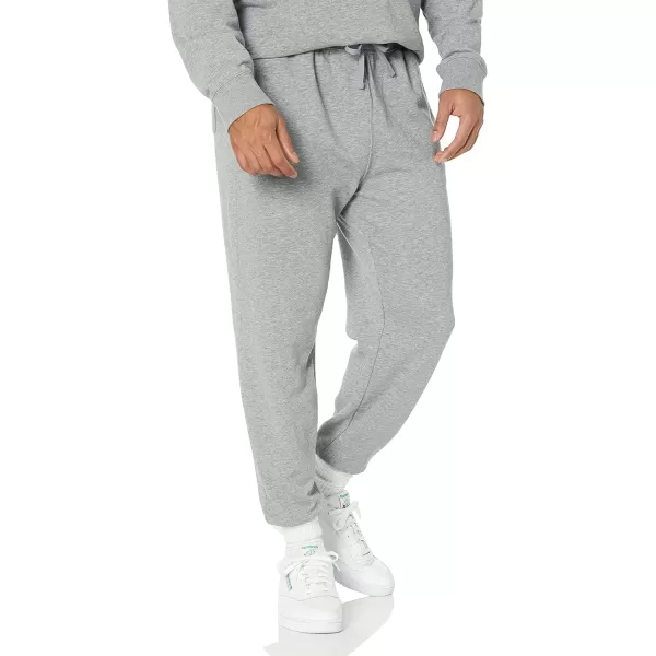 Amazon Essentials Mens Lightweight French Terry Jogger Pant Available in Big amp TallGrey Heather