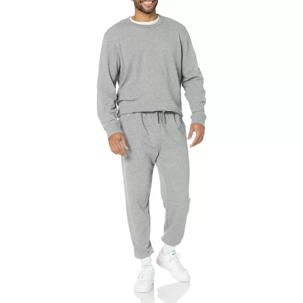 Amazon Essentials Mens Lightweight French Terry Jogger Pant Available in Big amp TallGrey Heather