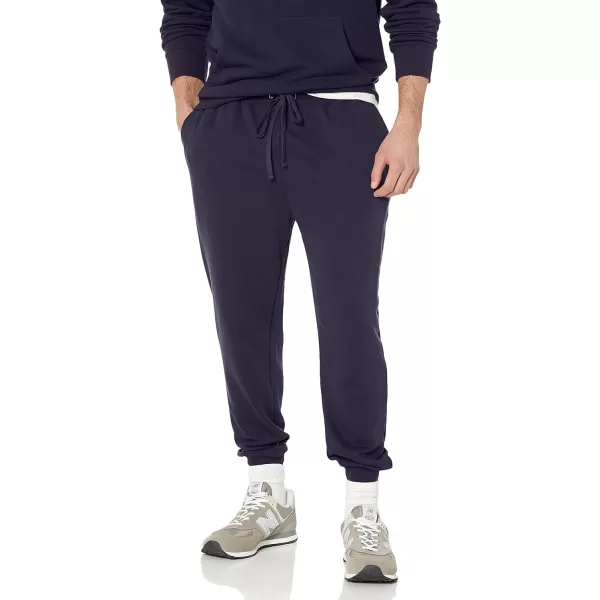 Amazon Essentials Mens Lightweight French Terry Jogger Pant Available in Big amp TallNavy