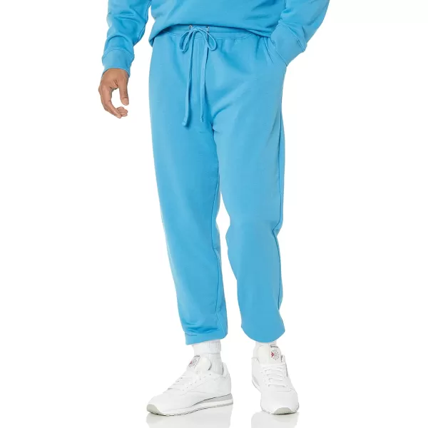 Amazon Essentials Mens Lightweight French Terry Jogger Pant Available in Big amp TallTurquoise Blue