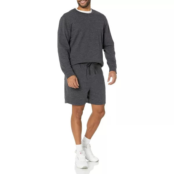 Amazon Essentials Mens Lightweight French Terry Short Available in Big amp TallCharcoal Heather