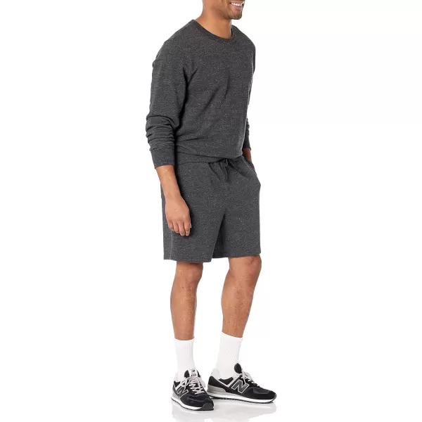 Amazon Essentials Mens Lightweight French Terry Short Available in Big amp TallCharcoal Heather