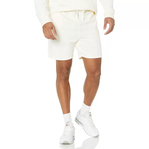 Amazon Essentials Mens Lightweight French Terry Short Available in Big amp TallEggshell White