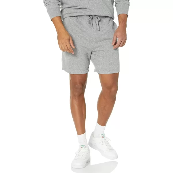 Amazon Essentials Mens Lightweight French Terry Short Available in Big amp TallGrey Heather