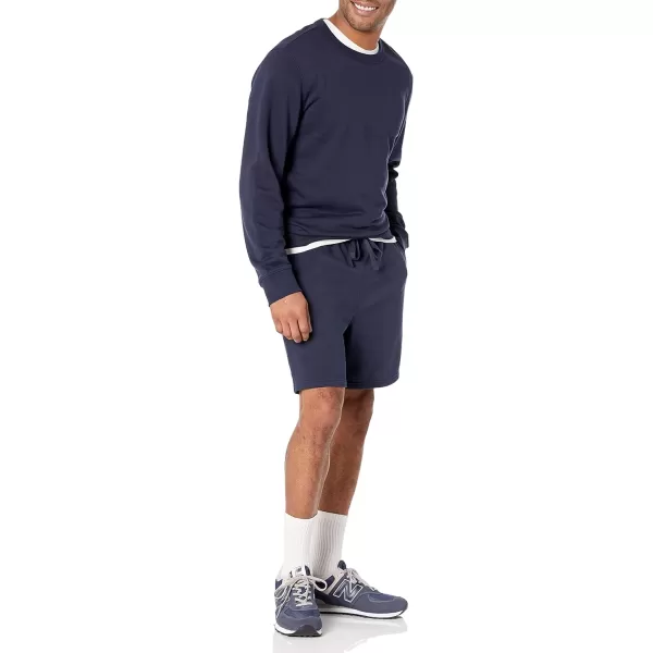 Amazon Essentials Mens Lightweight French Terry Short Available in Big amp TallNavy