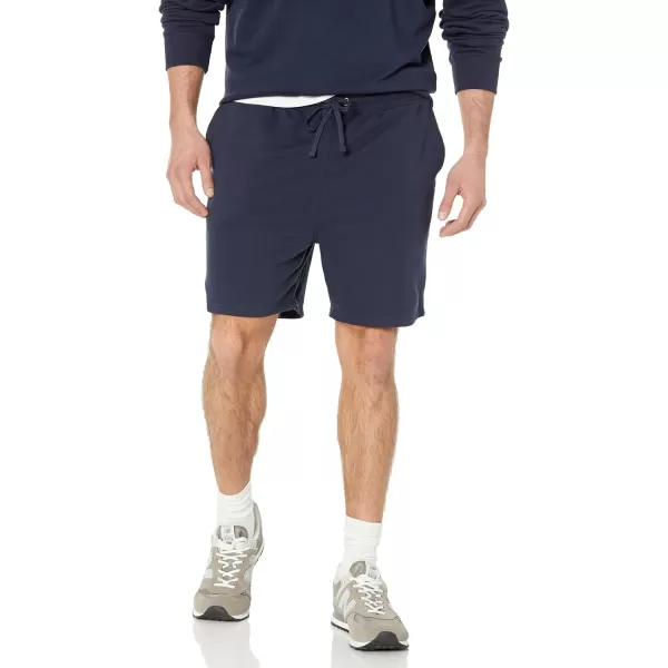 Amazon Essentials Mens Lightweight French Terry Short Available in Big amp TallNavy