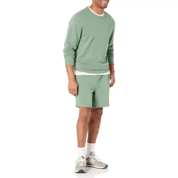 Amazon Essentials Mens Lightweight French Terry Short Available in Big amp TallSage Green