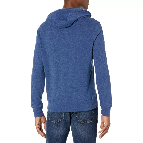 Amazon Essentials Mens Lightweight Jersey Pullover HoodieBlue Heather