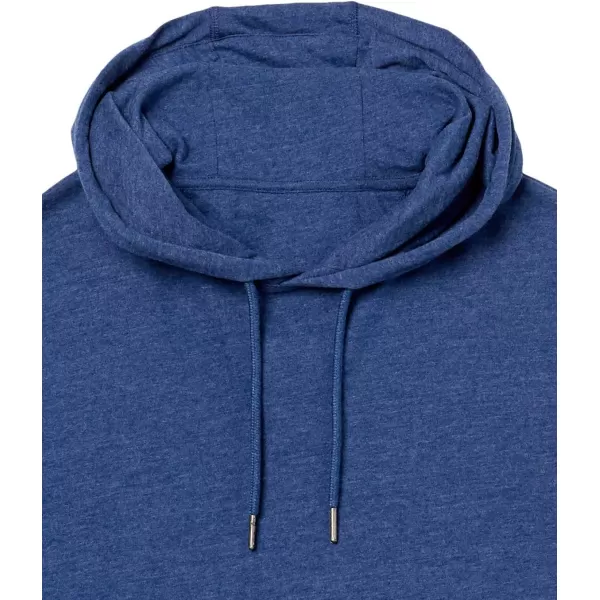 Amazon Essentials Mens Lightweight Jersey Pullover HoodieBlue Heather