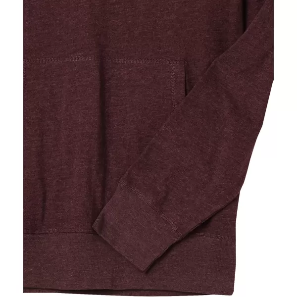 Amazon Essentials Mens Lightweight Jersey Pullover HoodieBurgundy