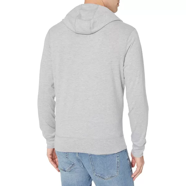 Amazon Essentials Mens Lightweight Jersey Pullover HoodieGrey Heather