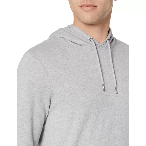 Amazon Essentials Mens Lightweight Jersey Pullover HoodieGrey Heather