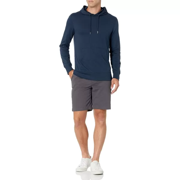 Amazon Essentials Mens Lightweight Jersey Pullover HoodieNavy