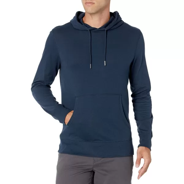 Amazon Essentials Mens Lightweight Jersey Pullover HoodieNavy