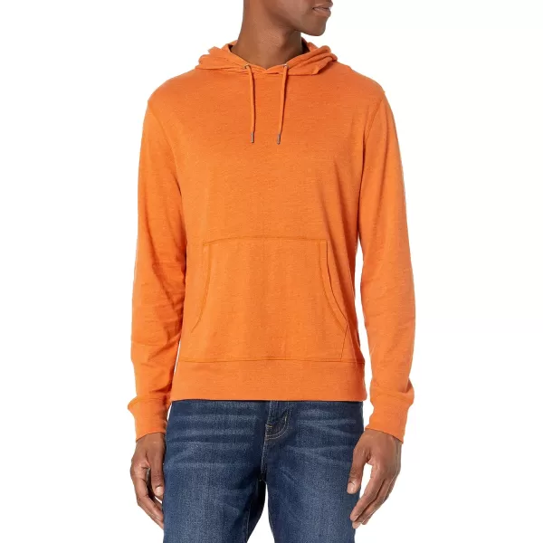 Amazon Essentials Mens Lightweight Jersey Pullover HoodieOrange