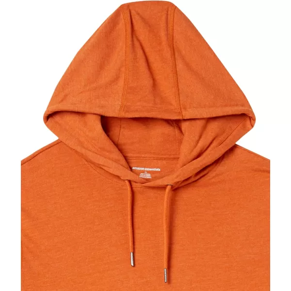 Amazon Essentials Mens Lightweight Jersey Pullover HoodieOrange