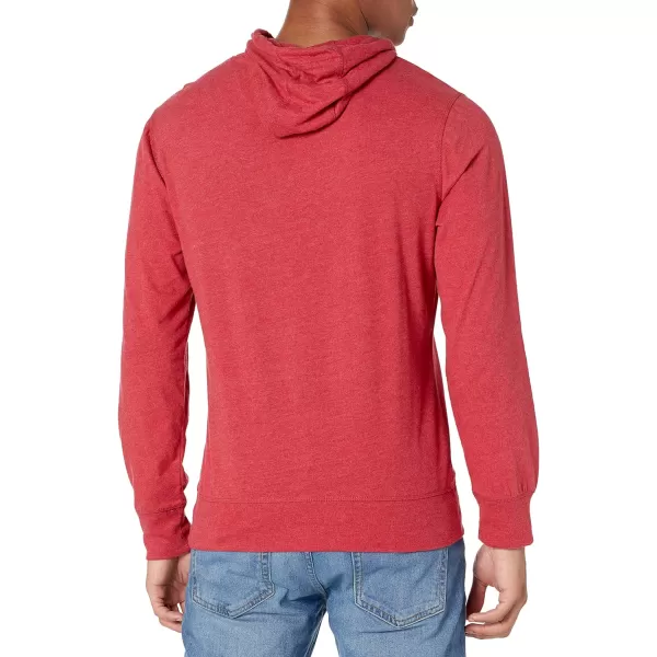 Amazon Essentials Mens Lightweight Jersey Pullover HoodieRed