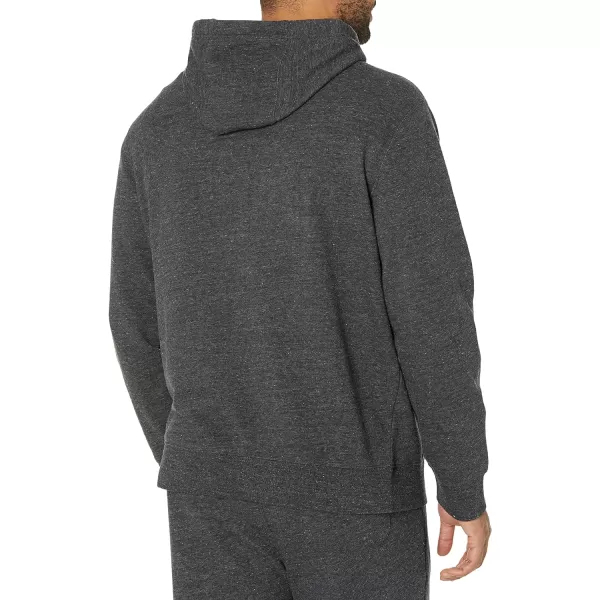 Amazon Essentials Mens Lightweight LongSleeve French Terry FullZip Hooded Sweatshirt Available in Big amp TallCharcoal Heather