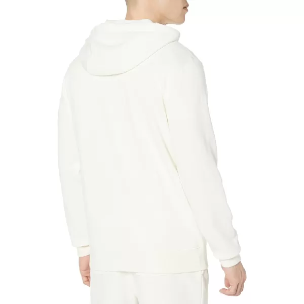 Amazon Essentials Mens Lightweight LongSleeve French Terry FullZip Hooded Sweatshirt Available in Big amp TallEggshell White