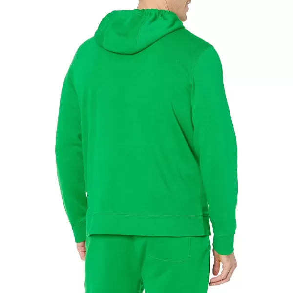 Amazon Essentials Mens Lightweight LongSleeve French Terry FullZip Hooded Sweatshirt Available in Big amp TallGreen