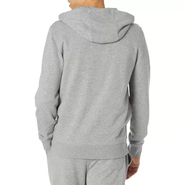 Amazon Essentials Mens Lightweight LongSleeve French Terry FullZip Hooded Sweatshirt Available in Big amp TallGrey Heather