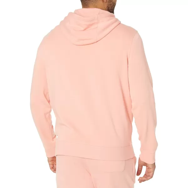 Amazon Essentials Mens Lightweight LongSleeve French Terry FullZip Hooded Sweatshirt Available in Big amp TallPeach