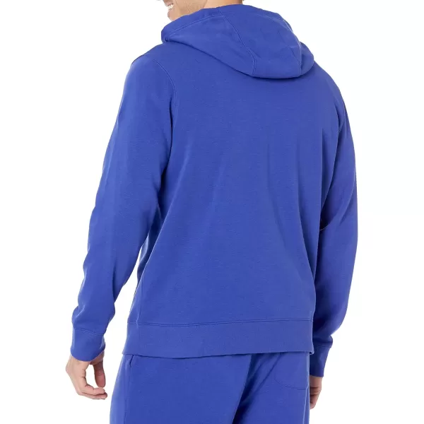 Amazon Essentials Mens Lightweight LongSleeve French Terry FullZip Hooded Sweatshirt Available in Big amp TallRoyal Blue