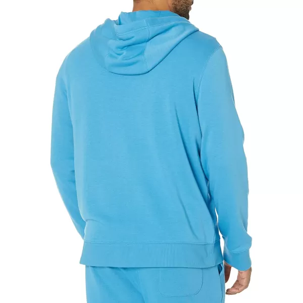 Amazon Essentials Mens Lightweight LongSleeve French Terry FullZip Hooded Sweatshirt Available in Big amp TallTurquoise Blue