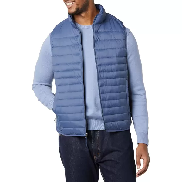 Amazon Essentials Mens Lightweight WaterResistant Packable Puffer VestIndigo