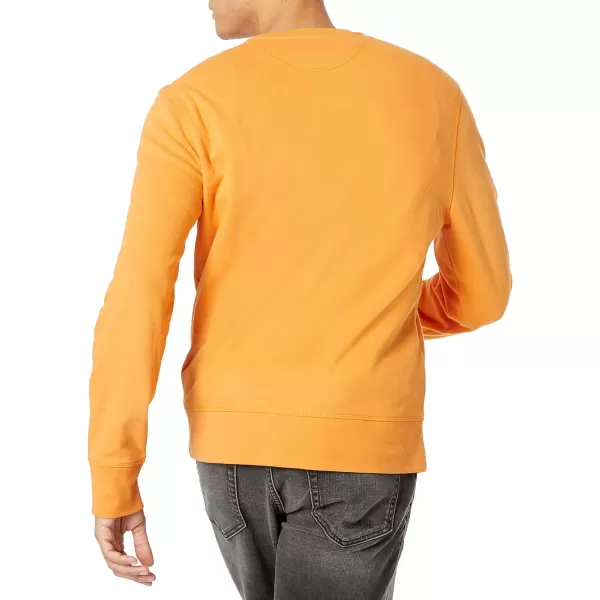 Amazon Essentials Mens LongSleeve Lightweight French Terry Crewneck SweatshirtGolden Yellow