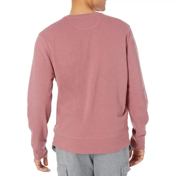 Amazon Essentials Mens LongSleeve Lightweight French Terry Crewneck SweatshirtPink