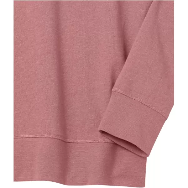 Amazon Essentials Mens LongSleeve Lightweight French Terry Crewneck SweatshirtPink