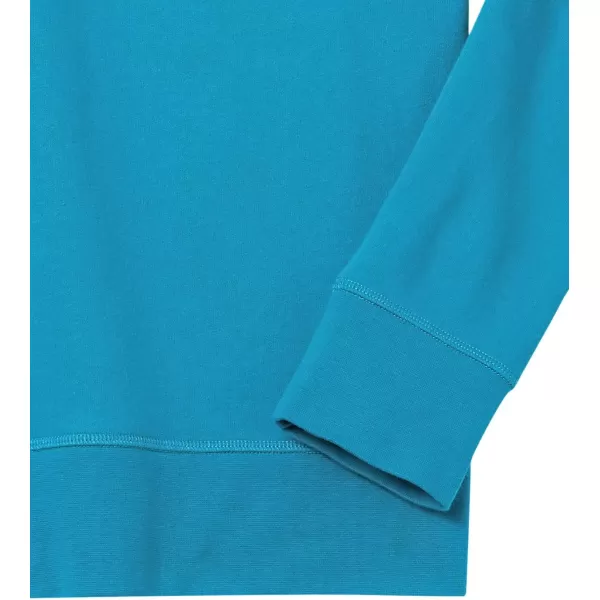 Amazon Essentials Mens LongSleeve Lightweight French Terry Crewneck SweatshirtTeal Blue