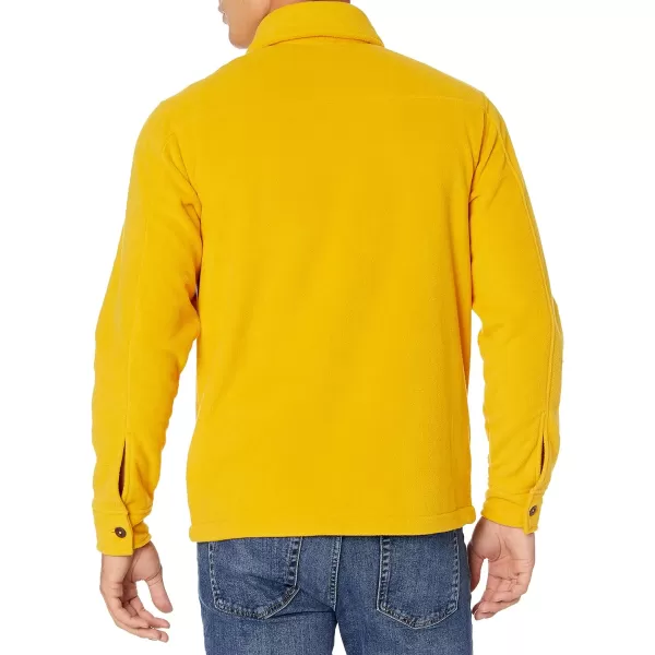 Amazon Essentials Mens LongSleeve Polar Fleece Shirt JacketGold