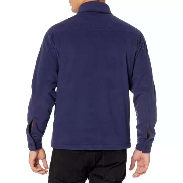 Amazon Essentials Mens LongSleeve Polar Fleece Shirt JacketNavy