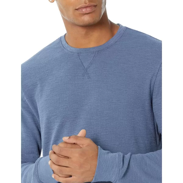 Amazon Essentials Mens LongSleeve Slub Thermal Crewneck Previously GoodthreadsDenim