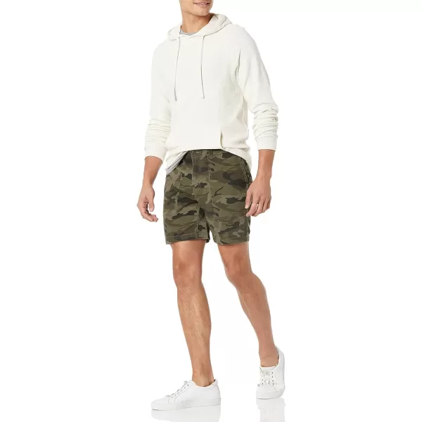 Amazon Essentials Mens LongSleeve Slub Thermal Pullover Hoodie Previously GoodthreadsIvory