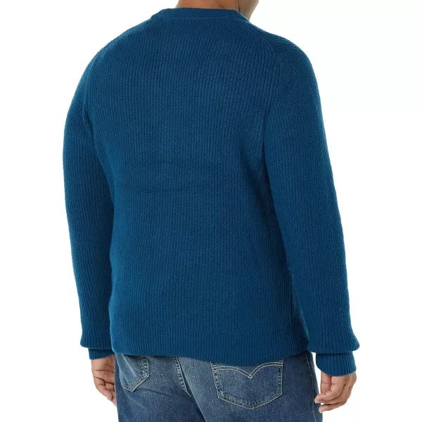 Amazon Essentials Mens LongSleeve Soft Touch Cardigan SweaterBlue