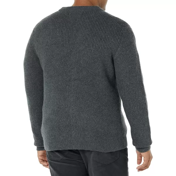 Amazon Essentials Mens LongSleeve Soft Touch Cardigan SweaterCharcoal Heather