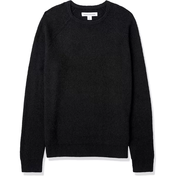 Amazon Essentials Mens LongSleeve Soft Touch Crewneck SweaterBlack