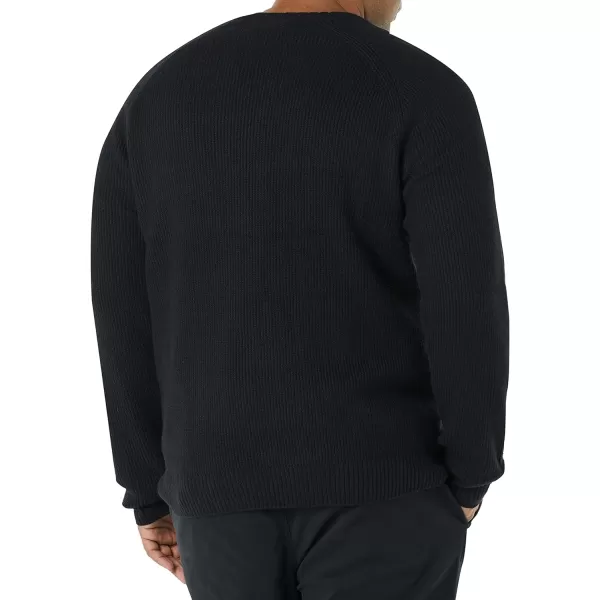 Amazon Essentials Mens LongSleeve Soft Touch Crewneck SweaterBlack