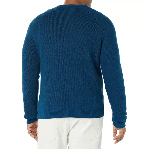 Amazon Essentials Mens LongSleeve Soft Touch Crewneck SweaterDark Blue